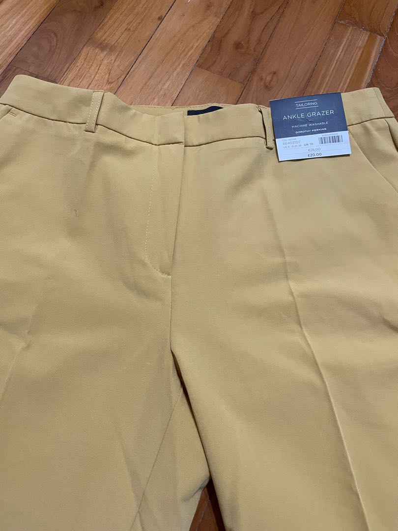 New Dorothy Perkins light mustard pants 
