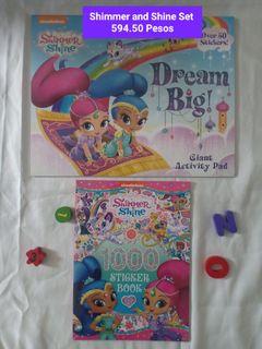 Nickelodeon Shimmer and Shine Set Giant Activity Book and 1000 Sticker Book