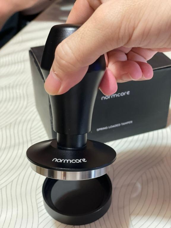 Normcore Tamperstation en acier inoxydable pour porte-filtre à expresso Blanc 54 mm 58 mm