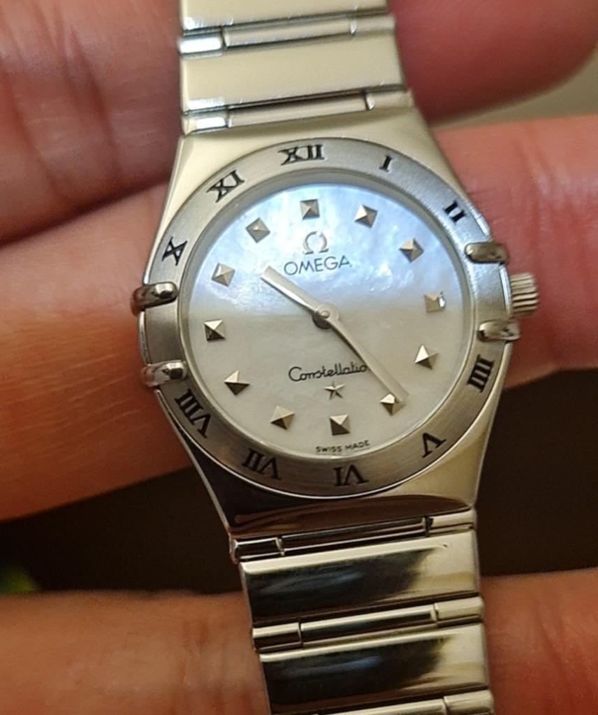 Omega constellation outlet ladies quartz