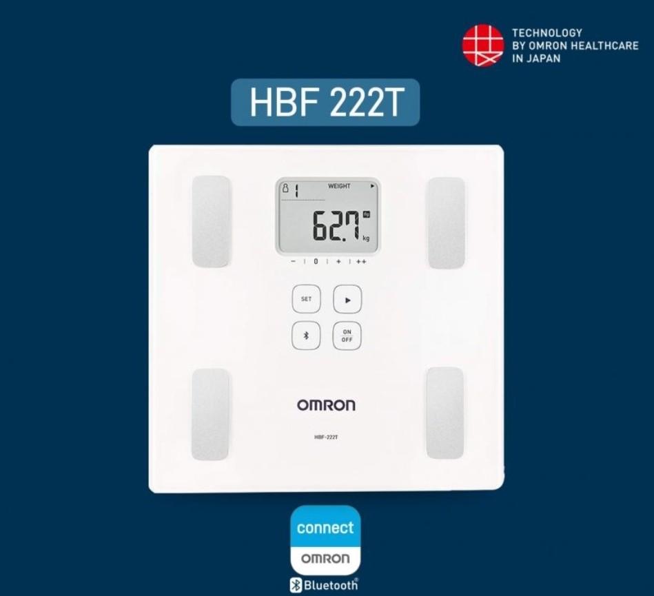 Omron HBF222T Bluetooth Body Composition Monitor, Health & Nutrition