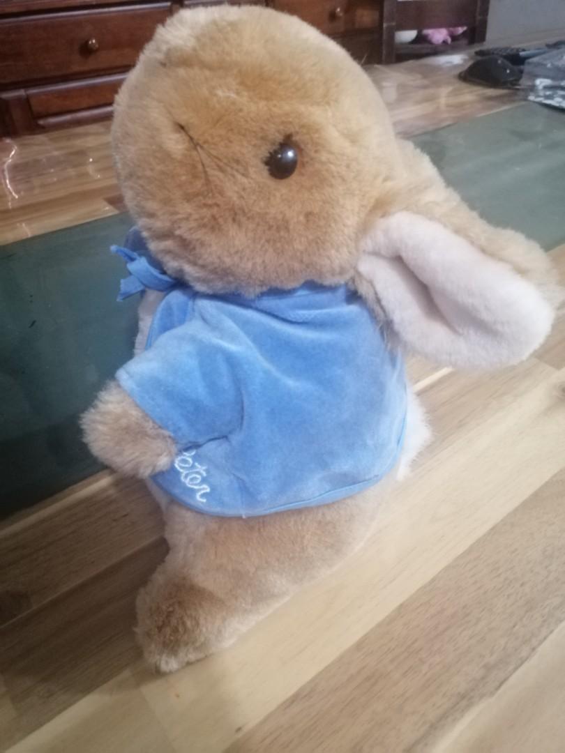 Peter rabbit laying tummy eden plushie soft toy, Hobbies & Toys, Toys ...