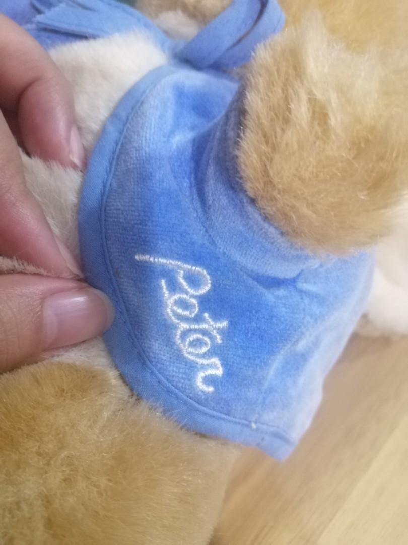 Peter rabbit laying tummy eden plushie soft toy, Hobbies & Toys, Toys ...