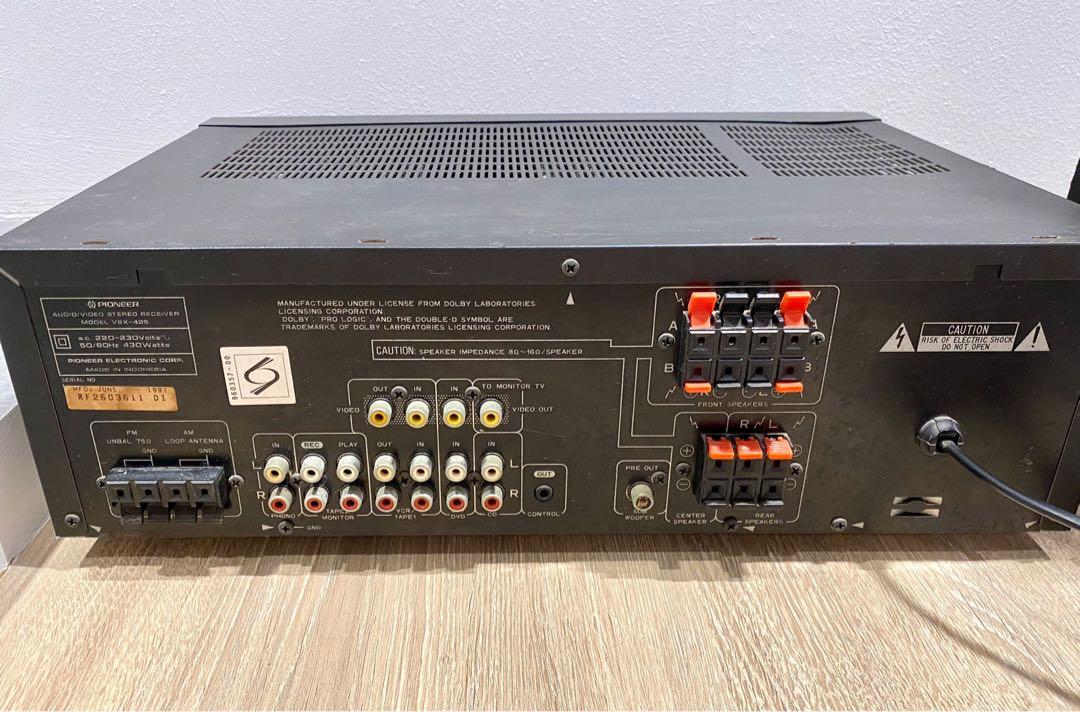 Pioneer VSX-425 Receiver and Technics speakers, Audio, Soundbars ...