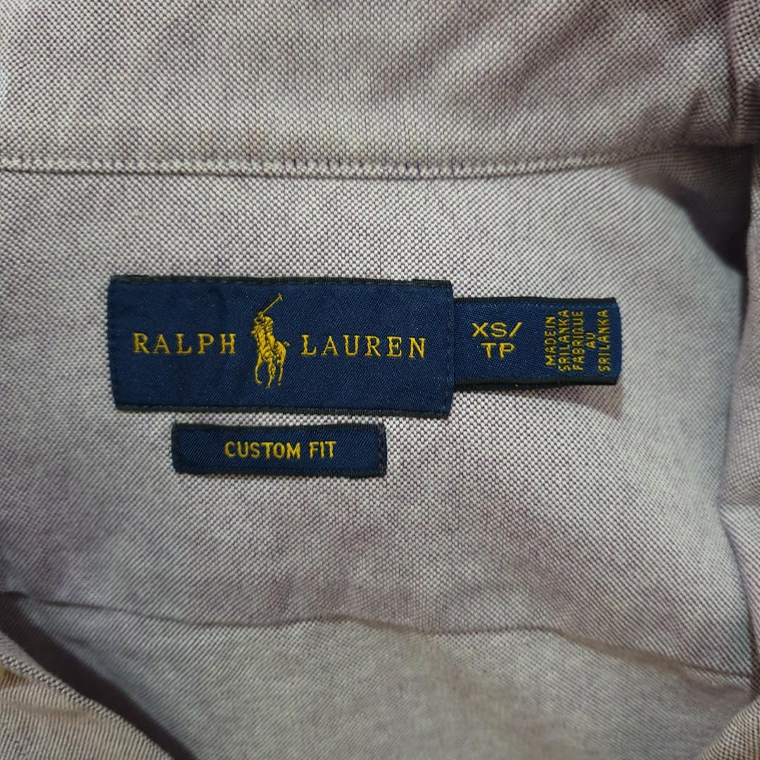 Ralph lauren Polo kemeja ungu muda XS