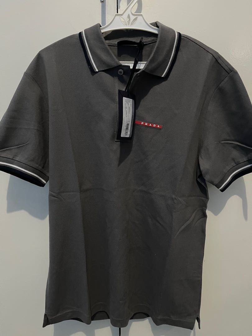 Prada polo shirt, Men's Fashion, Tops 