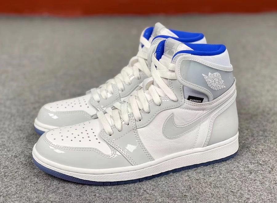 zoom white racer blue