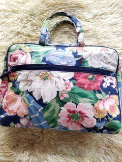 Preloved Flowery Cotton Bag