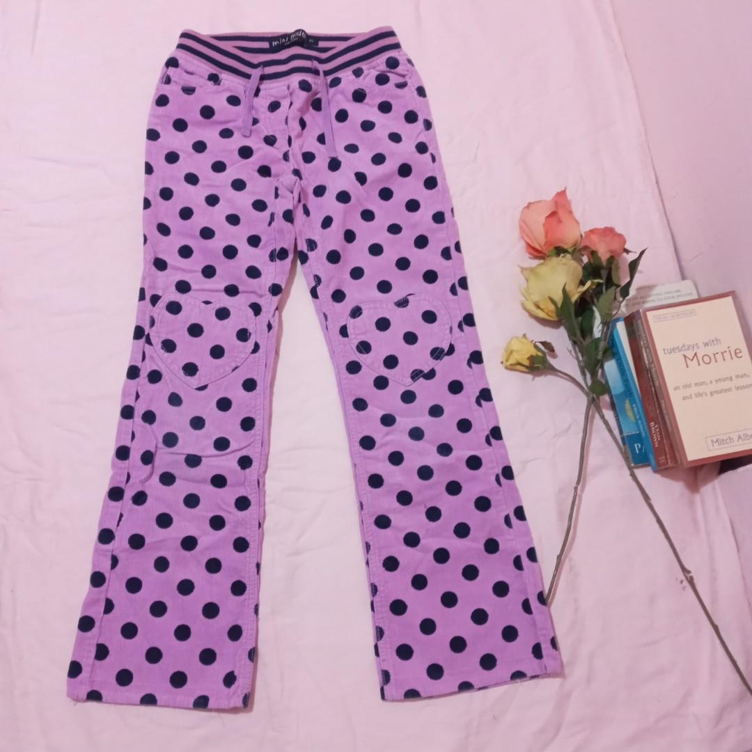 Mini Boden Kids' Polka Dot Flare Leggings