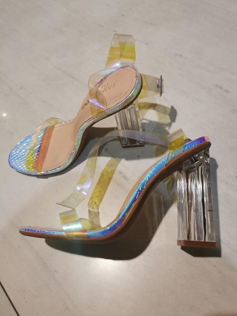 Holographic clear deals heels
