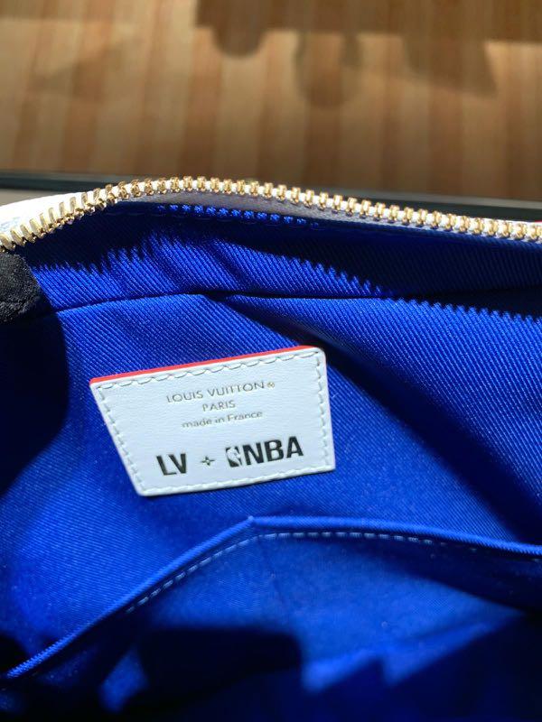 Leather bag Louis Vuitton X NBA Blue in Leather - 35889391