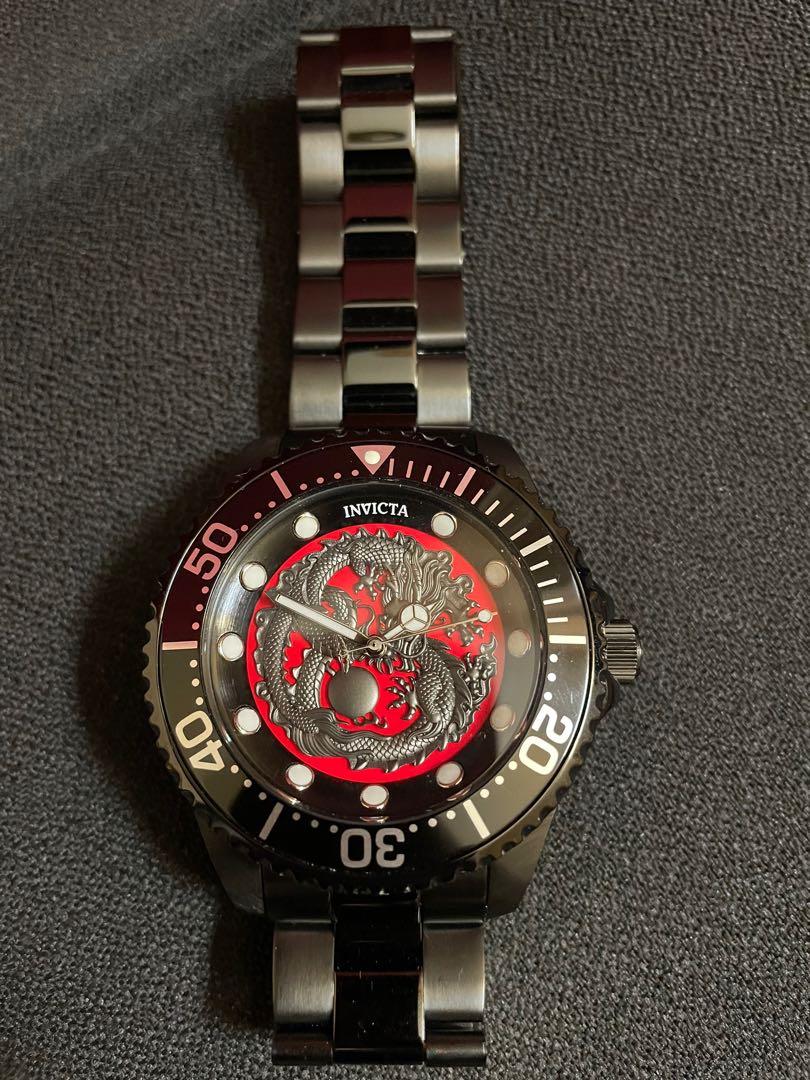 Red dragon pro diver Invicta collection Men s Fashion Watches