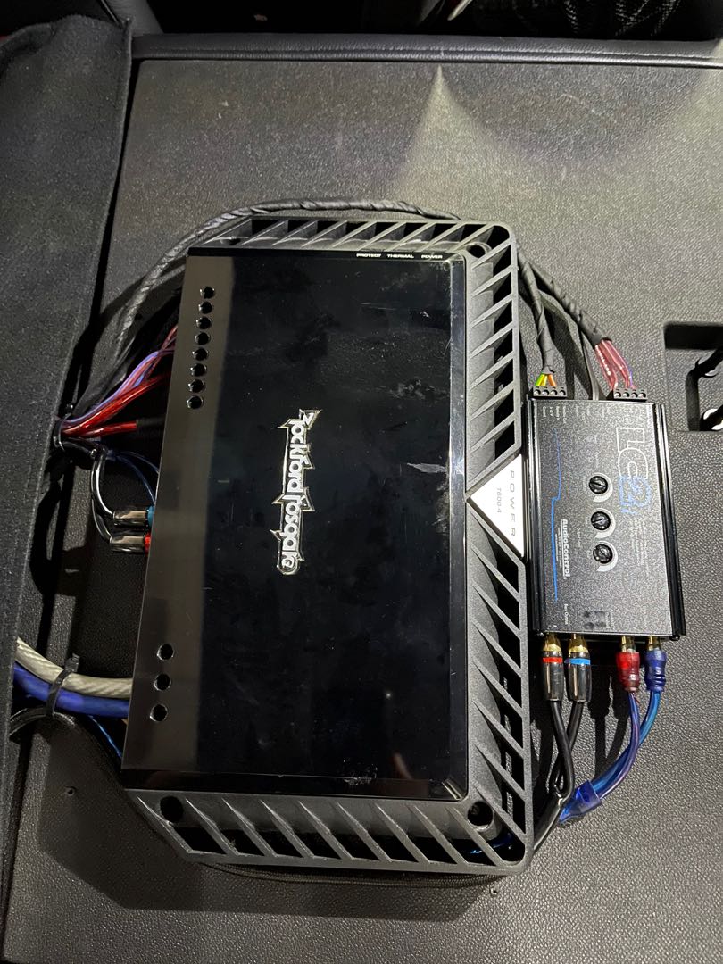 Rockford fosgate T600-4, Punch 2 12”, Audio control LC2i with ...