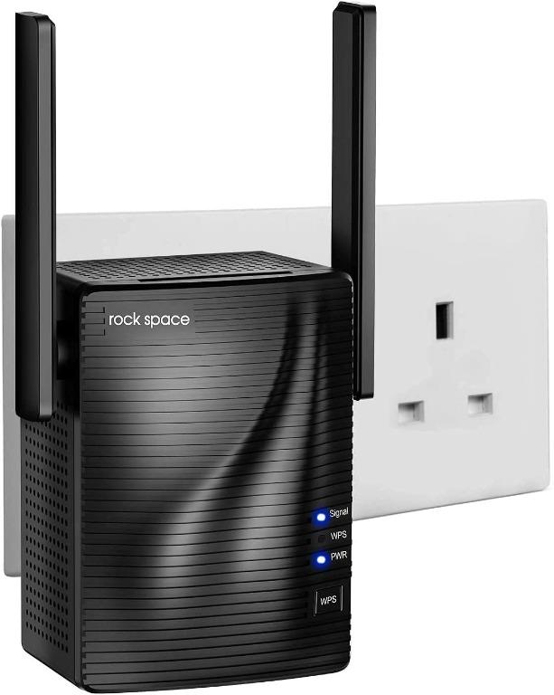 Rockspace Ac1200 Wifi Range Extender, 1200Mbps Dual Band Wifi Booster