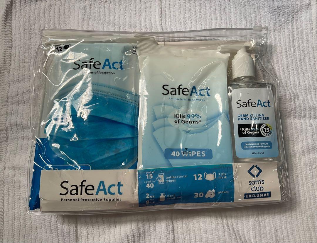 Sam's Club exclusive Safe Act Personal Protective Supply, Beauty & Personal  Care, Sanitary Hygiene on Carousell