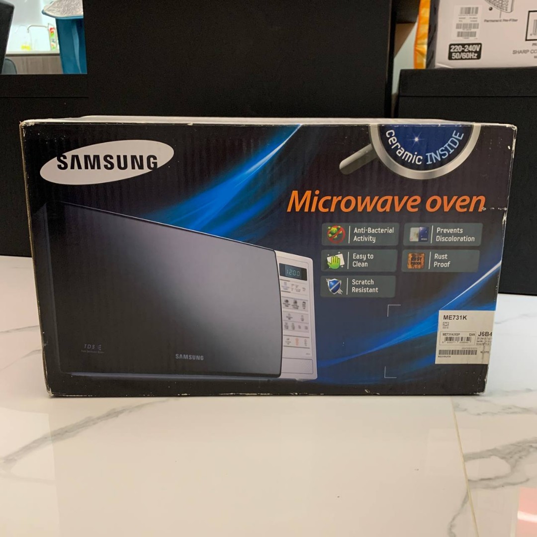 Samsung ME731K 20L Solo Microwave Oven, TV & Home Appliances, Kitchen