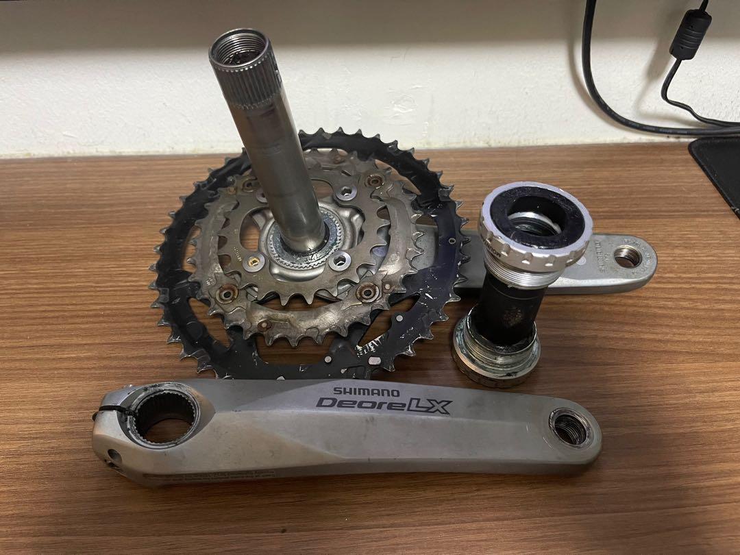 Shimano deore triple sales crankset 9 speed