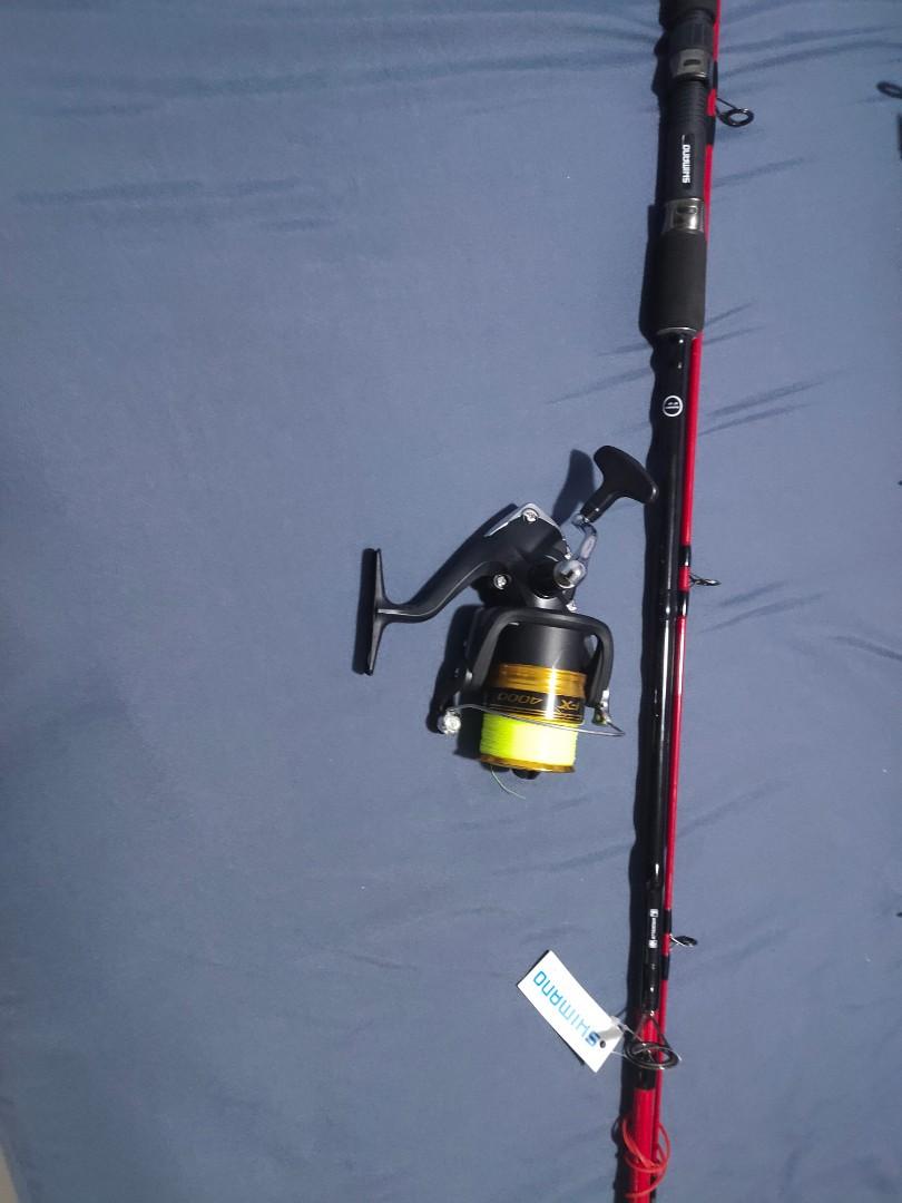 Shimano rod and reel, Sports Equipment, Fishing on Carousell