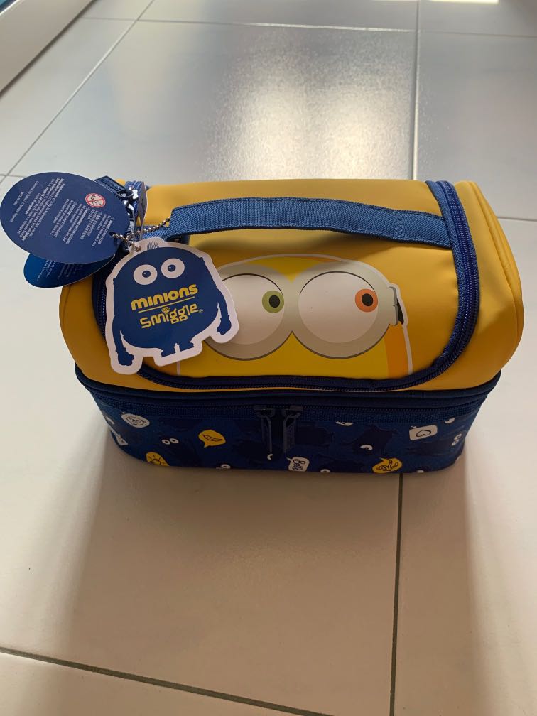 Smiggle minions lunch bag, Babies & Kids, Going Out, Other Babies