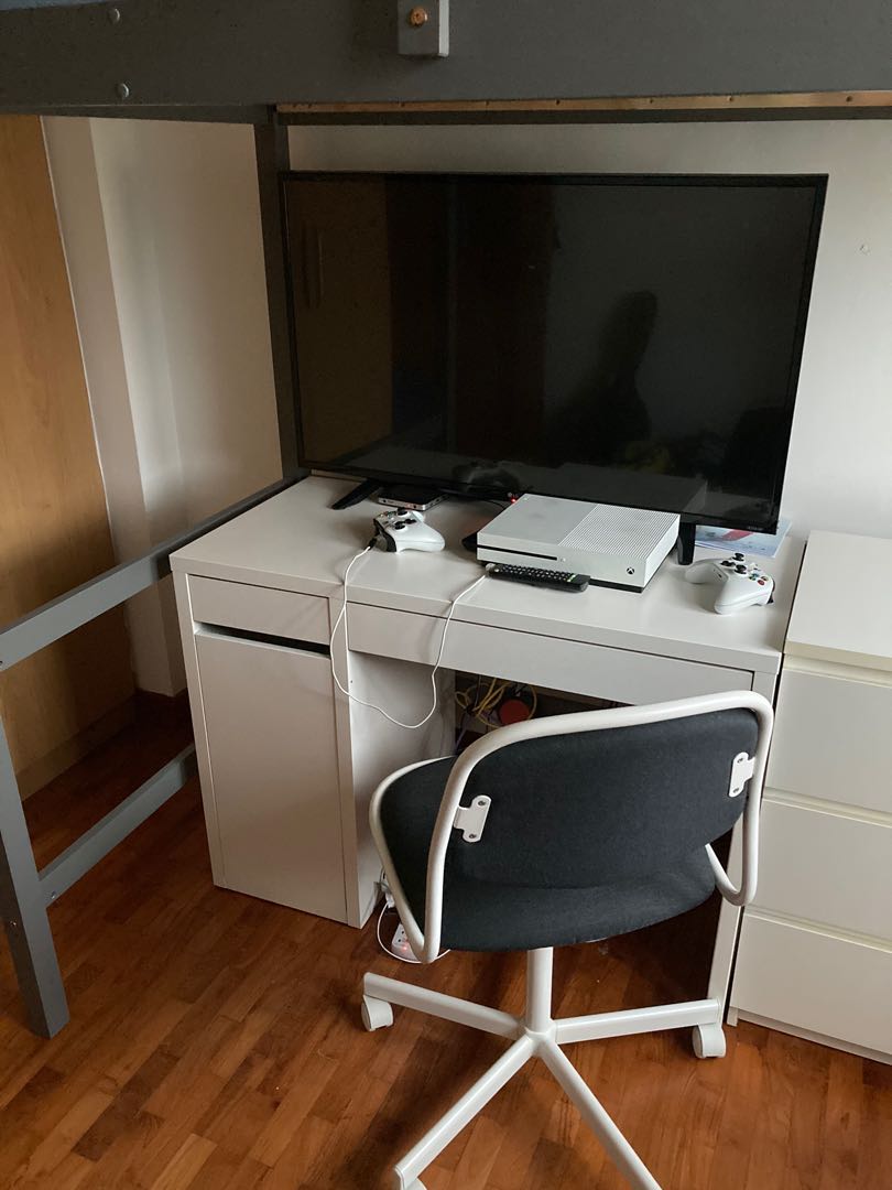 Study desk and Chair (IKEA), Furniture & Home Living, Furniture, Other