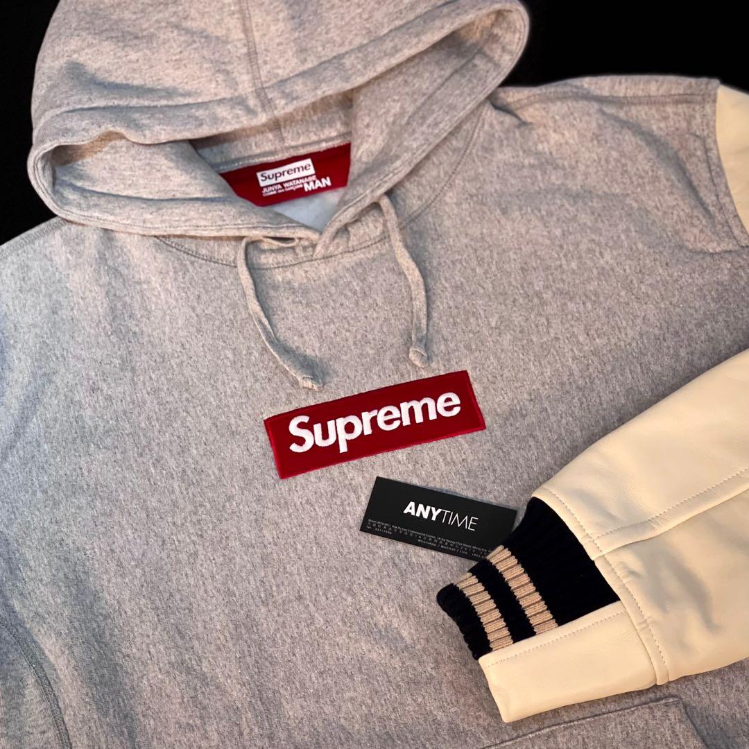 Supreme x Junya Watanabe Box Logo Hoodie, 男裝, 上身及套裝, 衛衣 ...