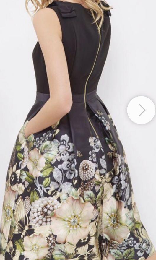 black floral ted baker dress