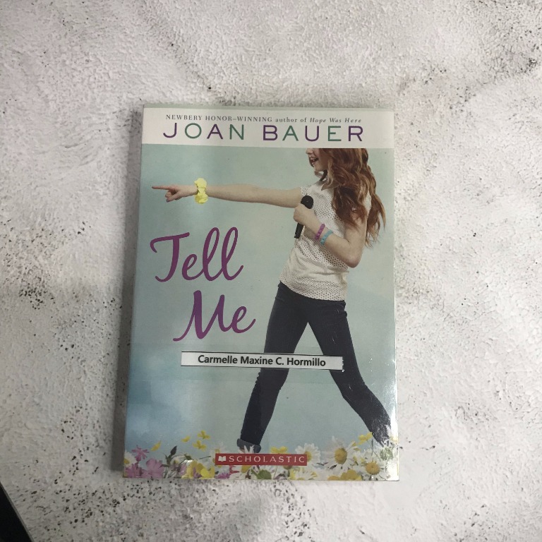Tell Me by Joan Bauer, Hobbies & Toys, Books &