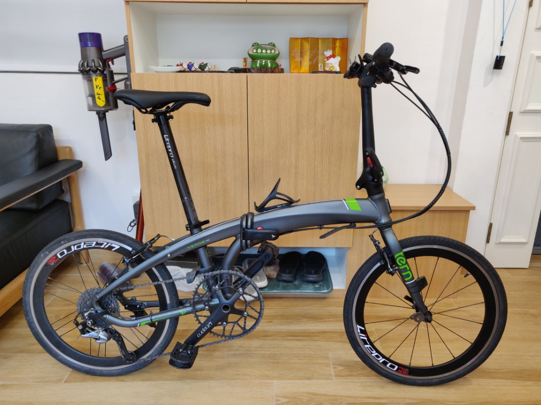 Tern Verge D9 Gunmetal Grey Sports Equipment Bicycles Parts