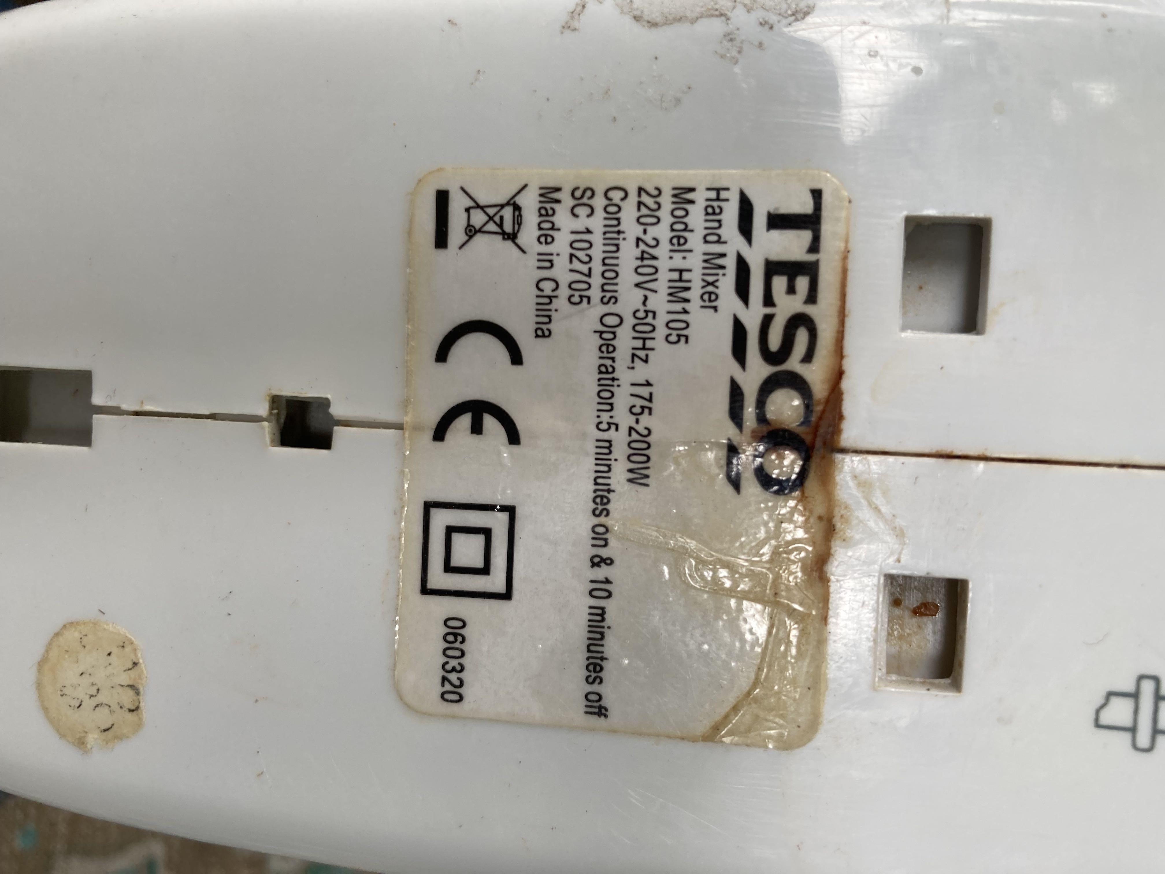 Tesco Handmixer, TV & Home Appliances, Kitchen Appliances, Hand & Stand