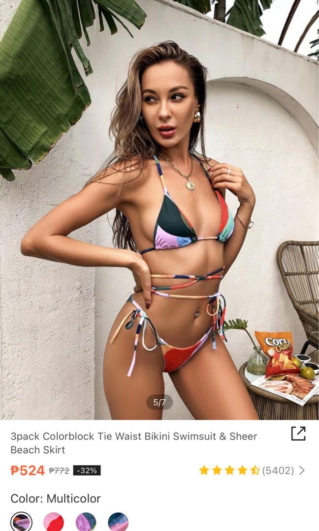 Tie waist Bikini (Category: Bikinis & Swimsuits) located in Makati City. Submitted by ericaranjo (Listing ID 1127049380, Image 1). Description: Used once.