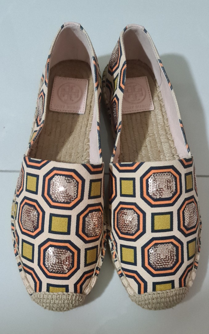 Tory Burch Cecily Embellished Espadrille, Luxury, Sneakers & Footwear on  Carousell