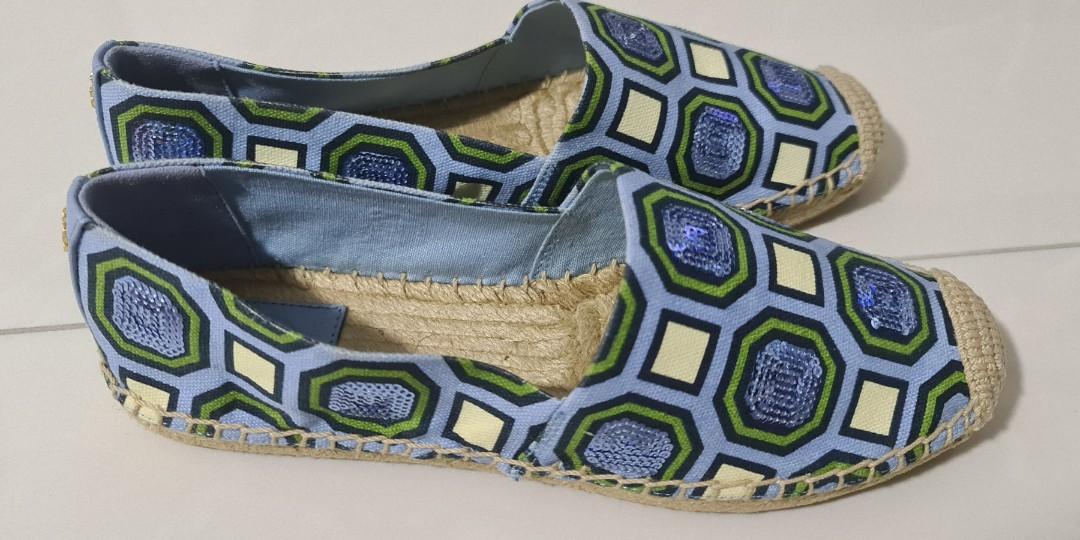 Tory Burch Cecily Embellished Espadrille, Luxury, Sneakers & Footwear on  Carousell