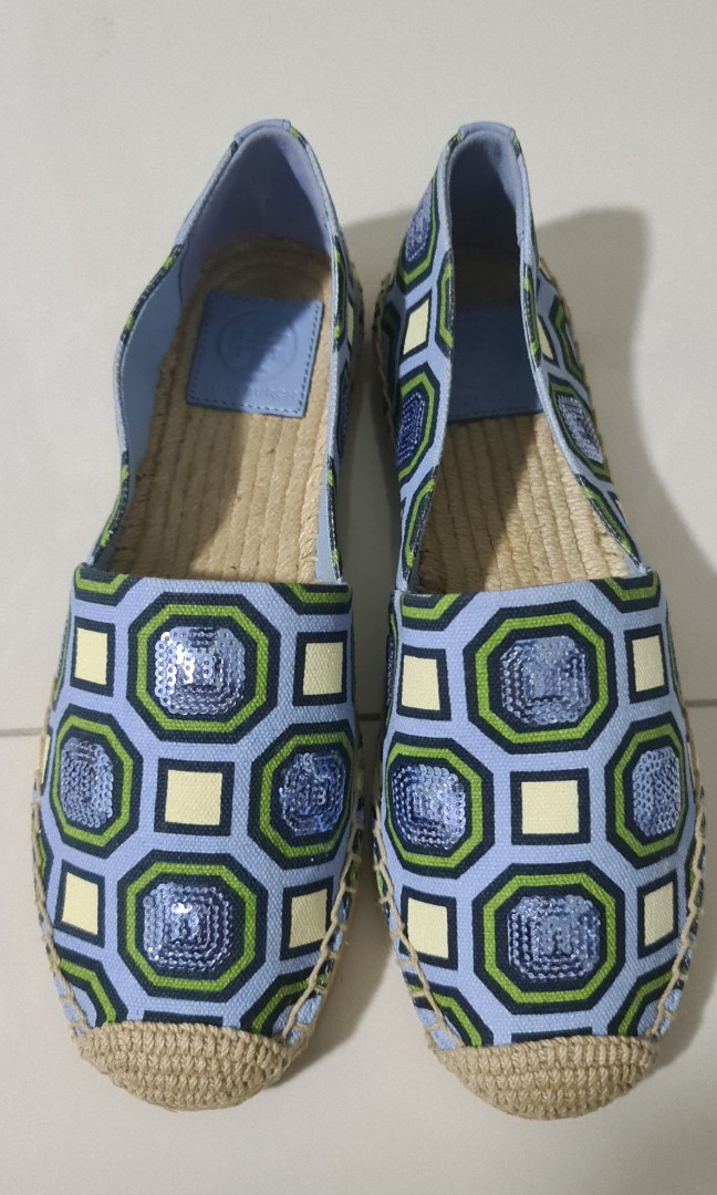 Tory Burch Cecily Embellished Espadrille, Luxury, Sneakers & Footwear on  Carousell