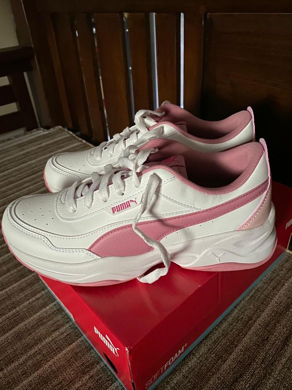 PUMA Shoe Cilia Mode 371125 07 white foxglove peachskin Women s Fashion Footwear Sneakers on Carousell