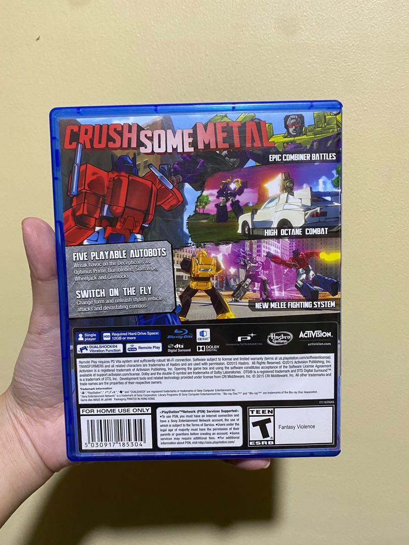 Transformers Devastation PS4, Video Gaming, Video Games, PlayStation on