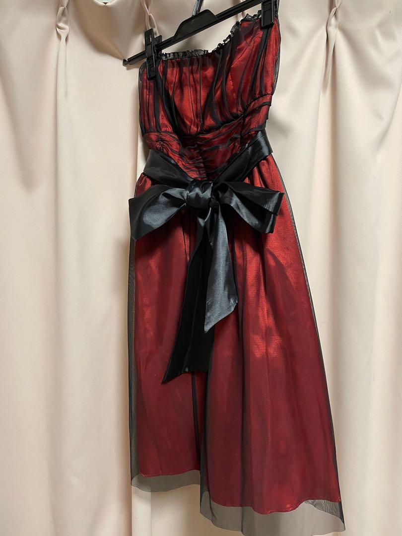 red black frock