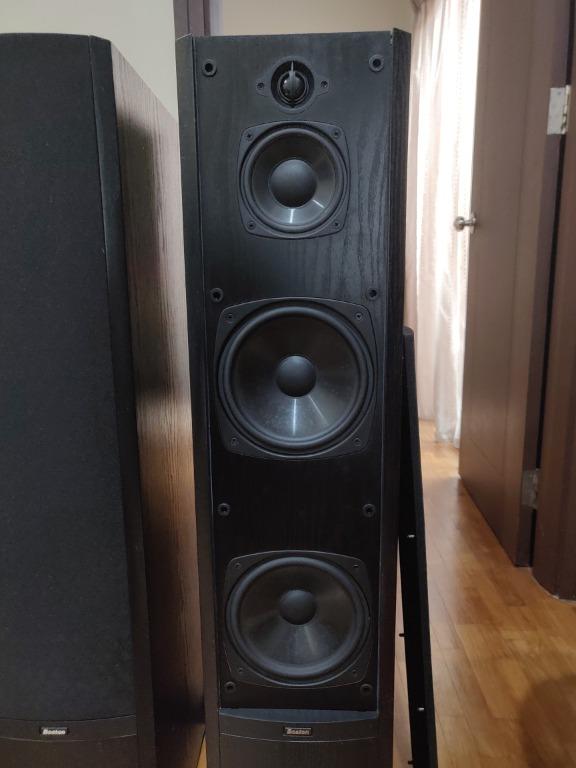 USED BOSTON ACOUSTICS VR3 FLOOR STANDING SPEAKERS