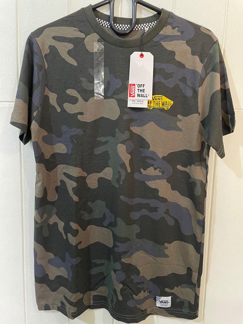 Camouflage vans shirt sales