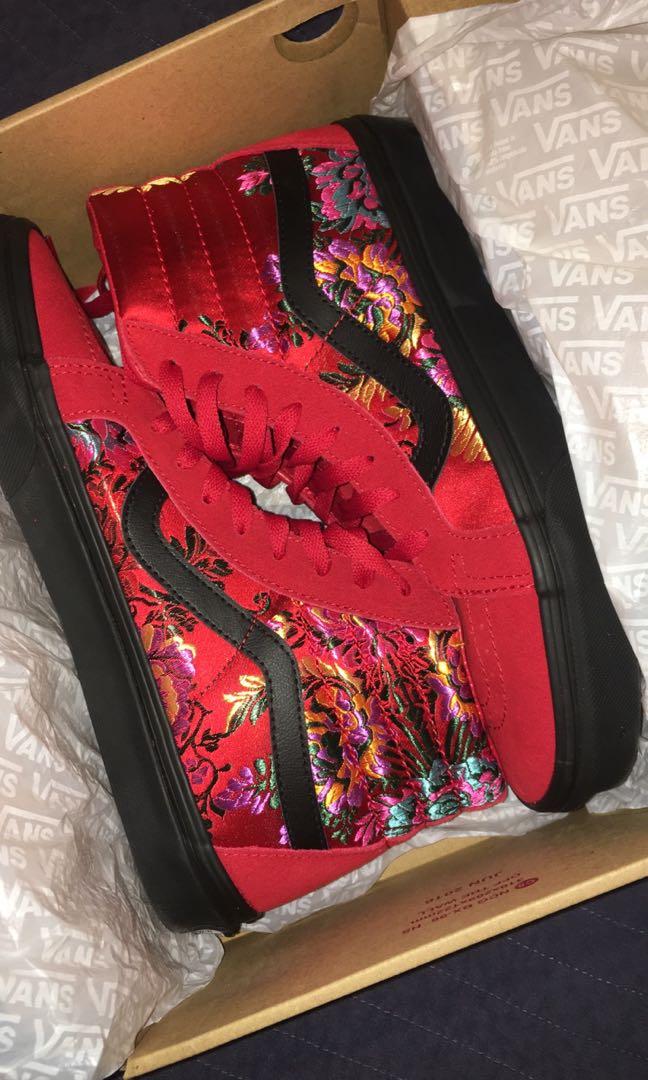 Vans festival satin sk8 hi reissue top