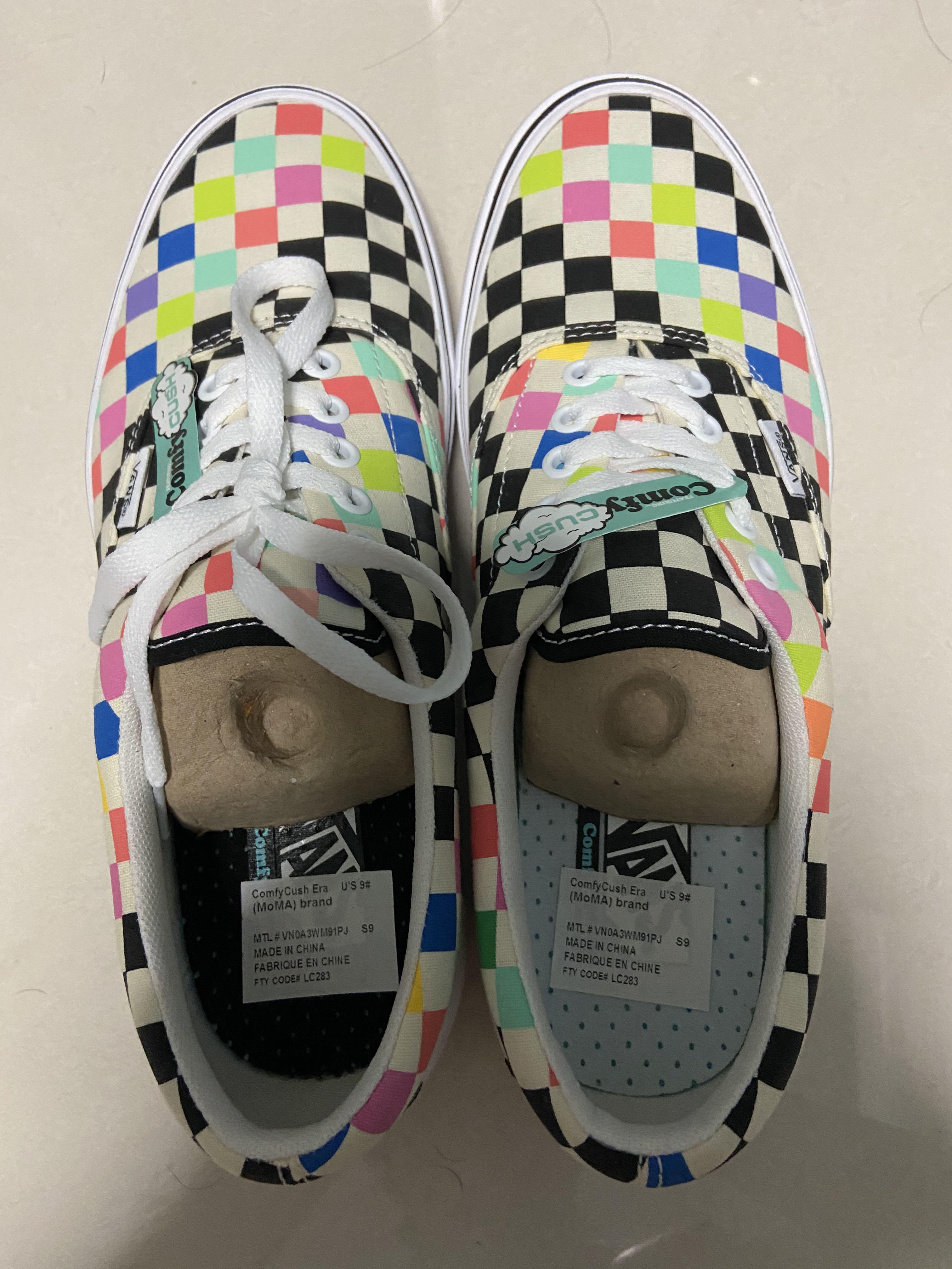 Vans x MoMA ComfyCush Era Party Checker Multi Men s Fashion