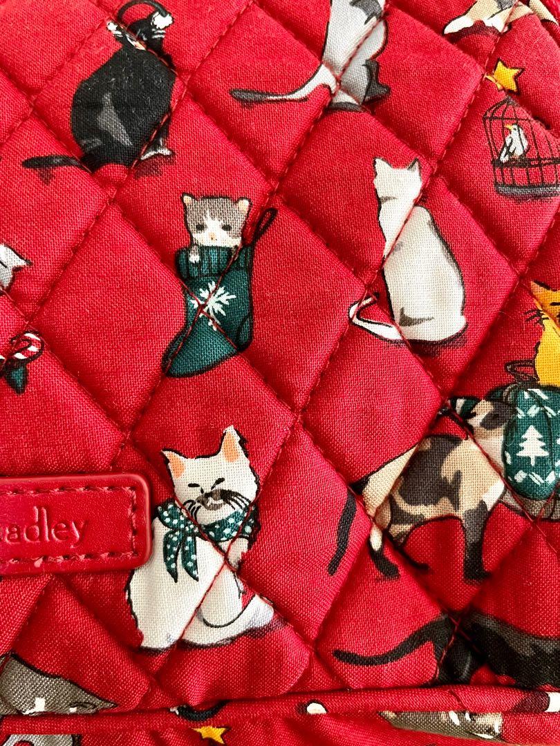 Vera Bradley Holiday Cats Shoulder/Sling Bag, Women's Fashion, Bags