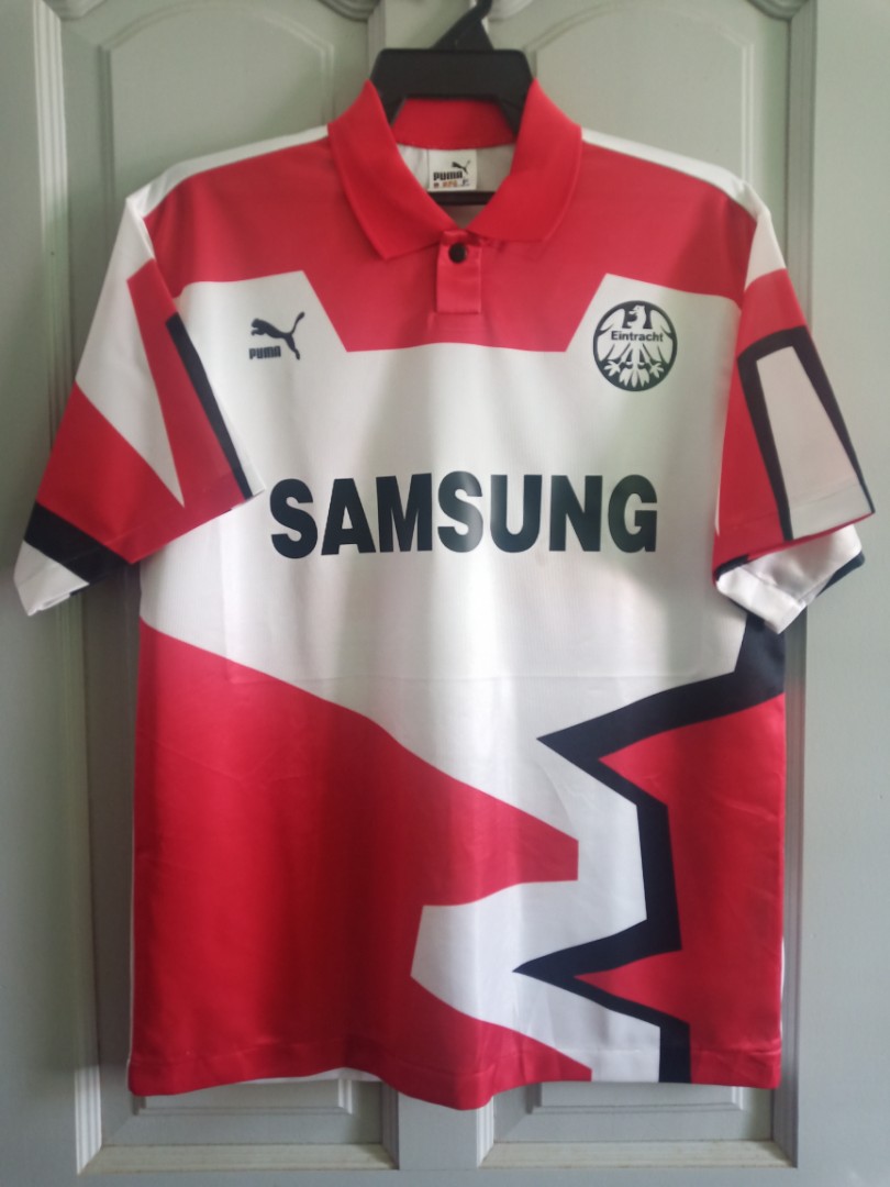 Vintage Eintracht Frankfurt 1993 94 away Puma template jersey