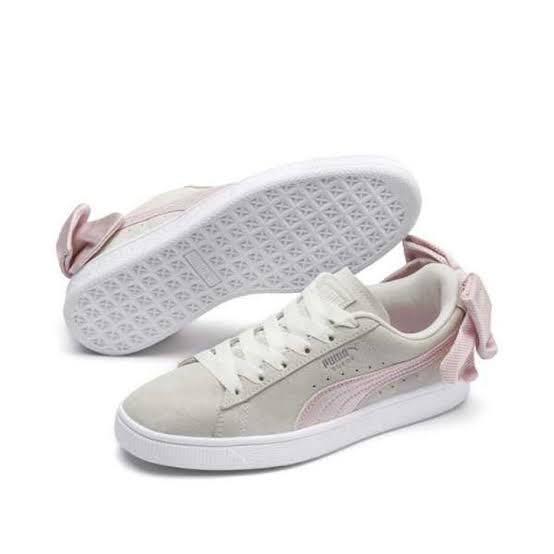 puma suede bow hexamesh