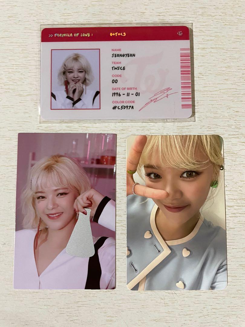 WTS] Twice Formula f live jeongyeon photocard scientist card 