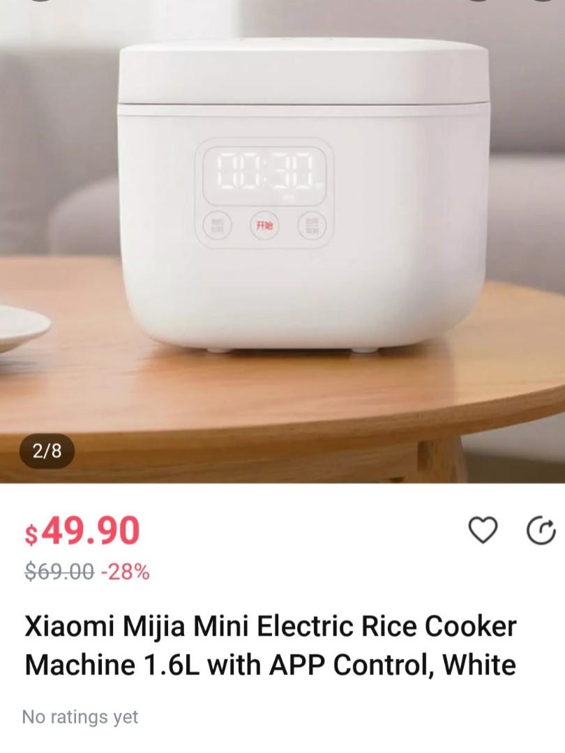 Xiaomi Rice Cooker 1.6L 3 cups, TV & Home Appliances, Kitchen