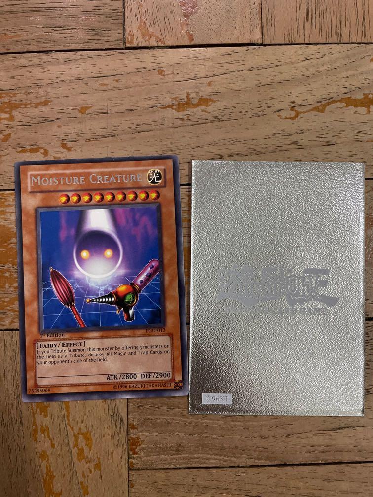 Yugioh - Moisture Creature - Hologram card with Yugioh Hologram Card  Sleeve, Hobbies & Toys, Toys & Games on Carousell