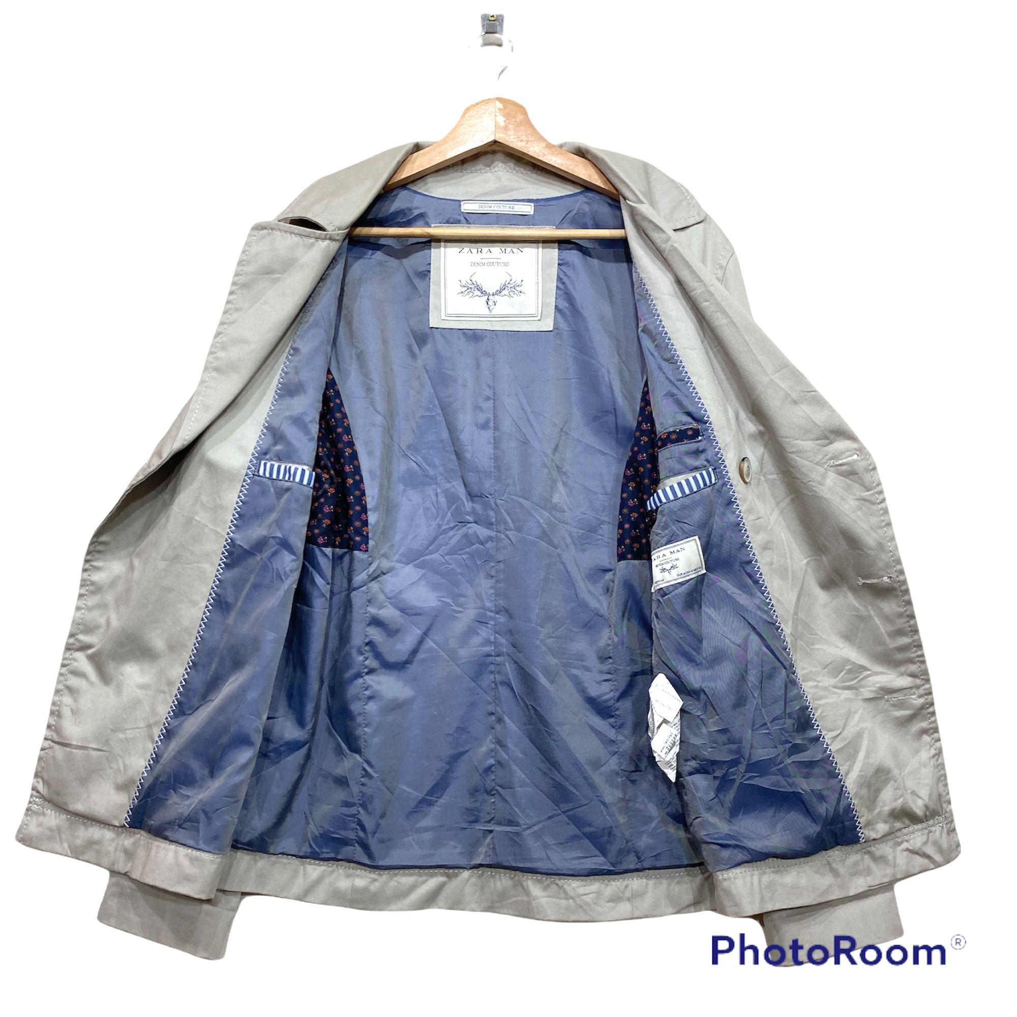 Zara denim couture jacket new arrivals