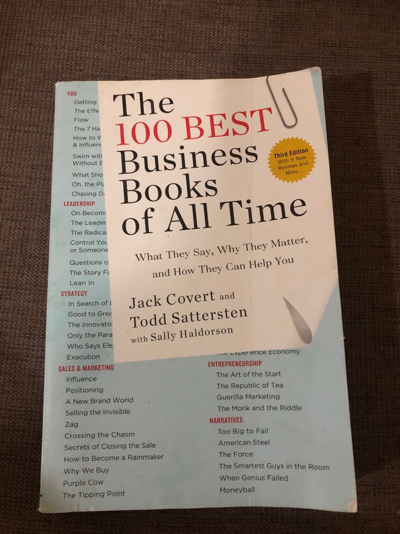 100 best business books of all time, Hobbies & Toys, Books & Magazines
