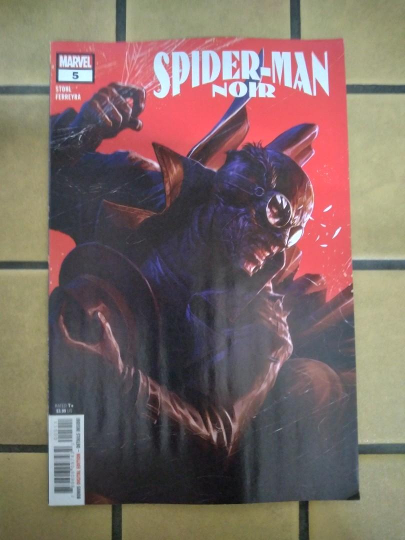 2020 Marvel Comics First Print Rapoza Cover Of 5 Spider-Man Noir #4 