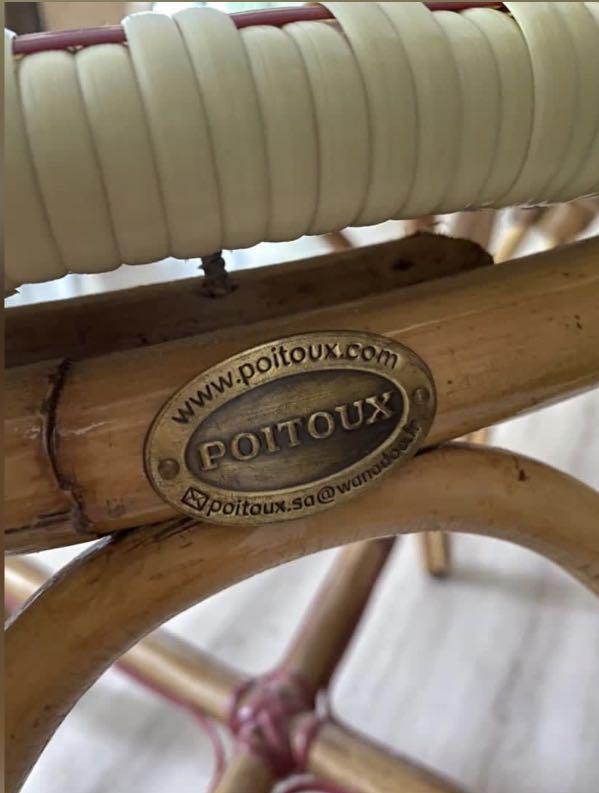 4 x French bistro chairs Poitoux brand